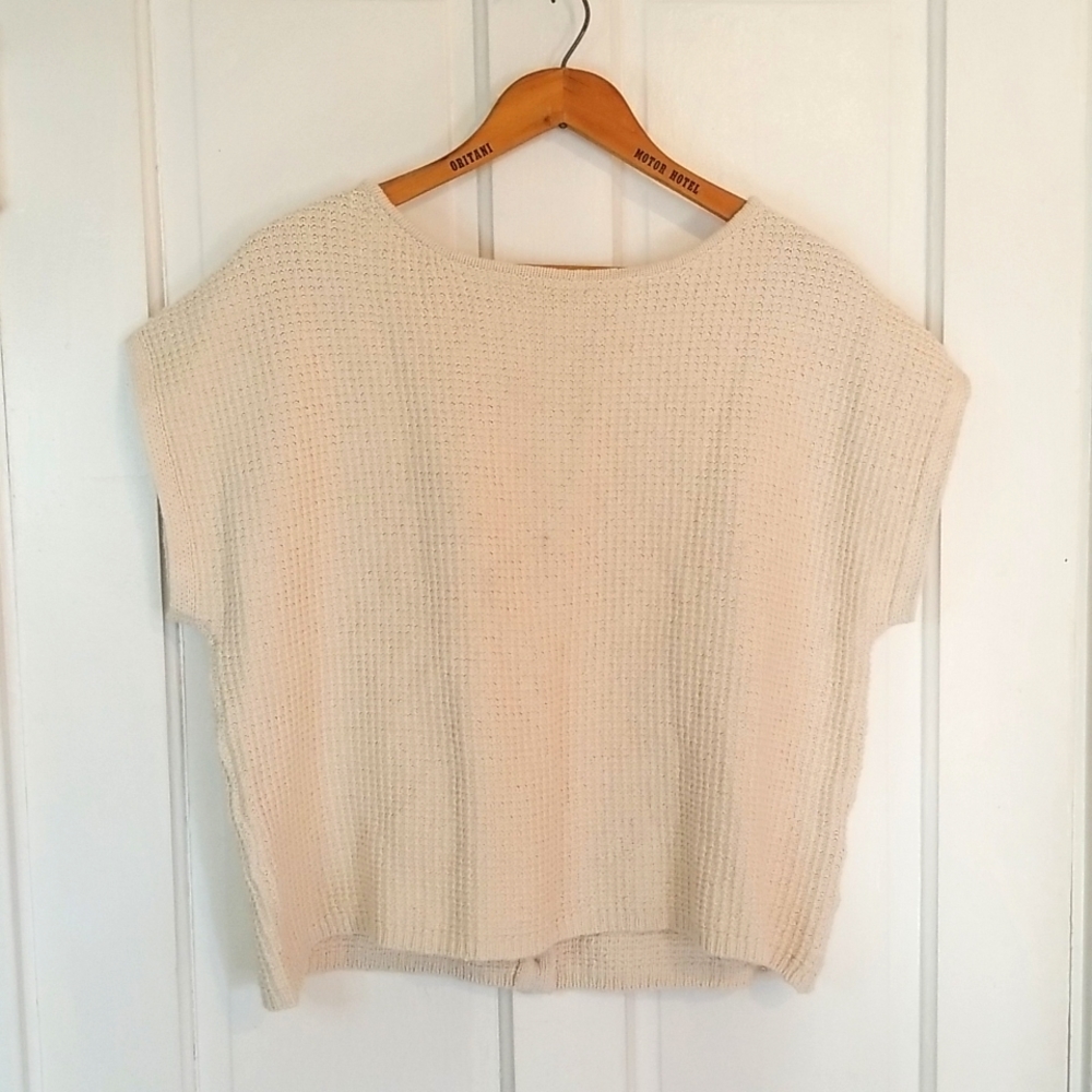 Madewell Waffle Texture Cropped Top